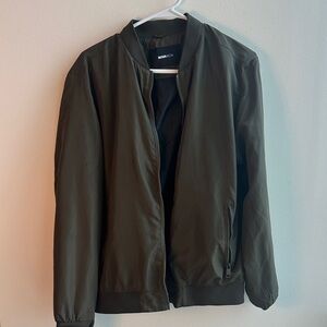 Fashion Nova Dark Green Bomber Jacket